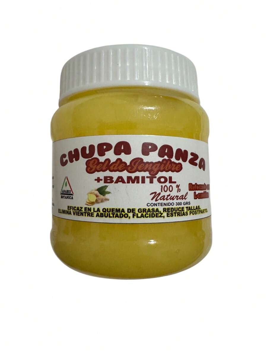 El Gel Chup Panza Quema Grasas, Masaje Para Perder Peso Y Crema Anti Celulitis - Amarillo - Ver 1