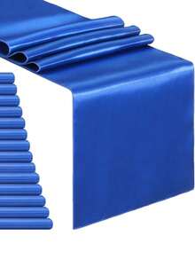 1 件 28*275 厘米纯色桌旗/围巾，派对餐桌装饰