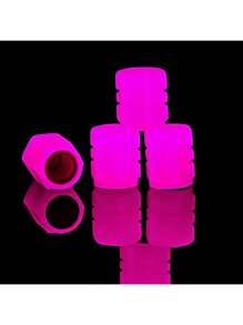 Car Tire Valve Stem Caps With Glow In The Dark Function