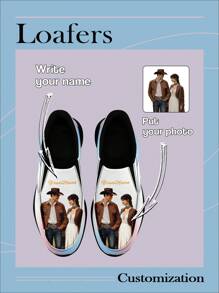 Mocasines de mujer de ancho personalizado, zapatos náuticos casuales, zapatillas tipo slip-on fáciles de caminar para mujer, zapatos planos de moda cómodos y de ocio para todas las estaciones