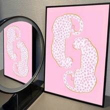 1pc Wild Leopard Tiger Vase Flower Girl Power Posters And Wall Art Canvas Painting Poster Decor Living Room Home Decoro No Frame