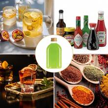 5/10/15/25/35 piezas Botellas plásticas vacías mini de 100ml para dispensar jugos, alimentos y cosméticos, de pequeño tamaño, fáciles de transportar y que no se filtran fácilmente, artículo esencial portátil para viajes, puede contener diferentes bebidas de frutas líquidas, adecuado para picnics, viajes, baño en el hogar, cocina