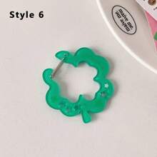 14 Styles Acrylic Mountaineering Buckle Creative Keychain Accessories Pendant Diy Bag Pendant Storage Pendant Mobile Phone Case Pendant Doll Pendant Buckle