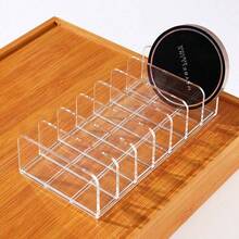 1 个塑料小号 7 格/1 个大号 7 格桌面抽屉式化妆品/眼影盘收纳盒、整理器 - 無色 - 查看 5