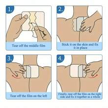 28片装冰热敷贴。适用于运动和居家。适用于背部、膝盖、颈部、肩部、肌肉和关节。非电动，艾灸和生姜混合，肌肉放松辅助工具，天然成分贴片。关爱亲朋好友的礼物