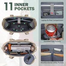 Teacher Tote Bag For Women 15.6 Inch Laptop Briefcase With Clutch Bag, Nurse Bags Professional Work Handbag For Office College Nursing, Large Utility Tote Messenger Shoulder Bag