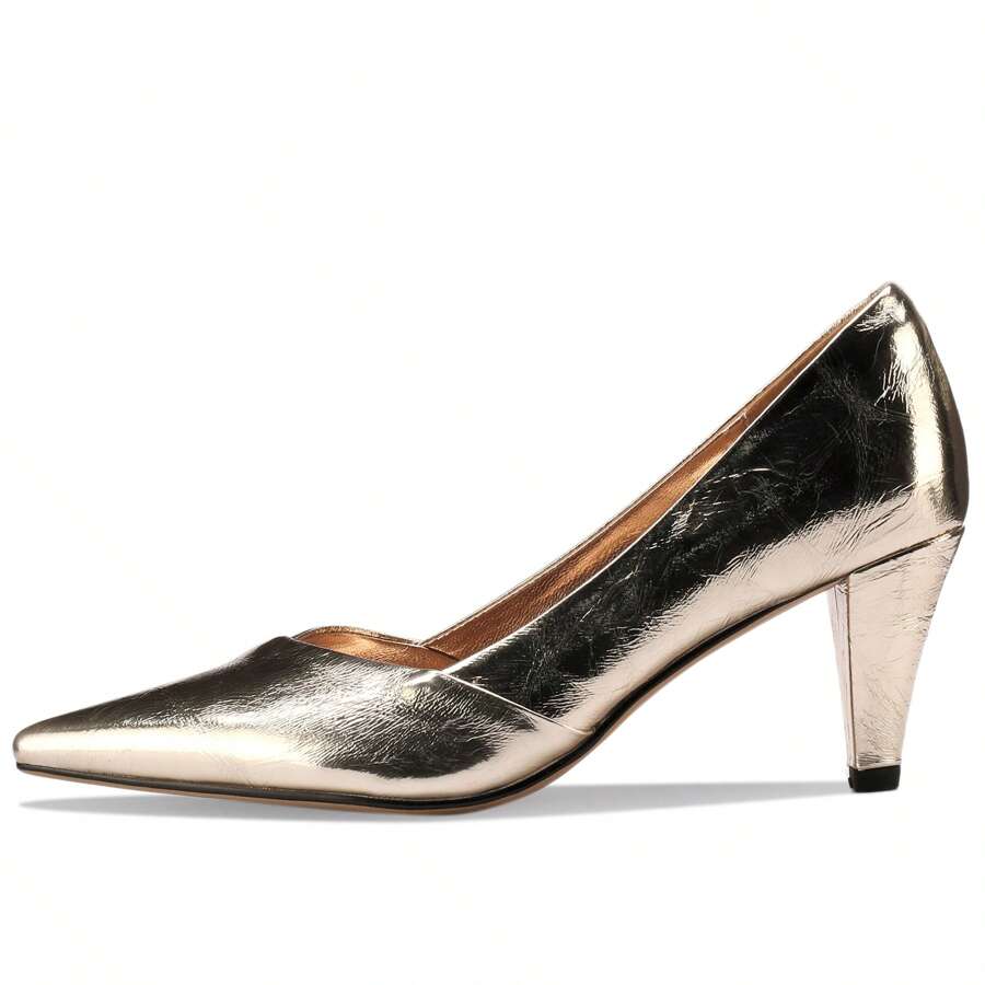 TDD Kitten Heels High Heels For Women Pointed Toe Pumps Closed Toe Dressy Comfortable Sexy Elegantes Wedding Slip On Formal Prom Sparkly 2 Inch Pump