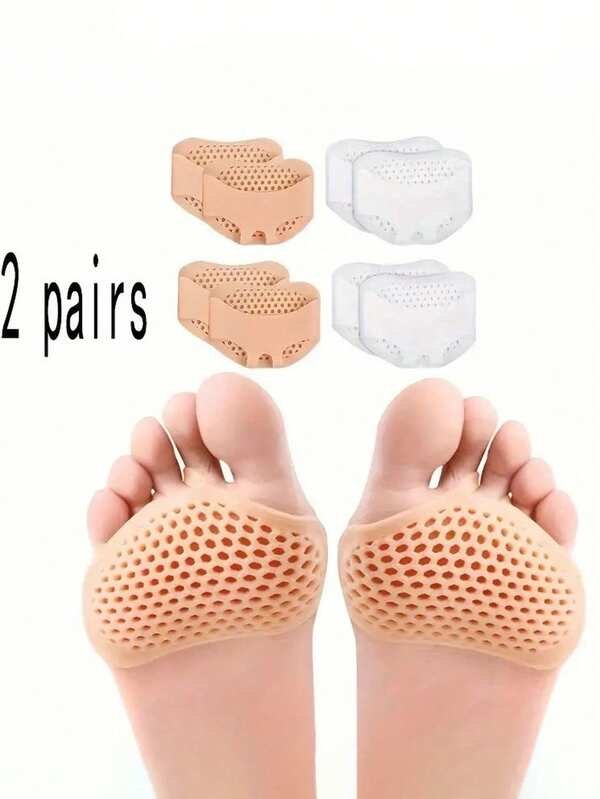 زوجان من وسادات النحل نصف الحجم، بطانات قدم أمامية قابلة للتنفس مناسبة للكعب العالي، لوازم العودة إلى المدرسة، إكسسوارات الأحذية للنساء