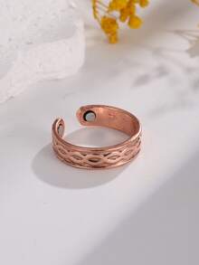 rakol 1 件复古铜色开口戒指