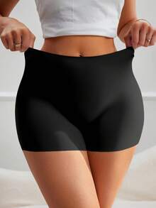 6件套女士无缝冰丝短裤，防走光防卷边设计，中腰内裤，适合搭配紧身裤 - 彩色 - 查看 4