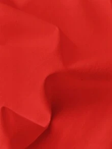 Cotton Women's Round Neck T Shirt, Women's Spring And Summer Hundred Top, Soft And Breathable Women's Red Short Sleeve Top - Red - View 6