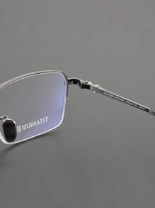 CHARMLIBRARY New 2025 Titanium-Alloy Frameless Design CHARMLIBRARY Super Lightweight Pure Titanium Eyeglass Frames, Anti-Allergic, Super Flexible, Business & Casual Unisex, Ultra-Thin, Anti-Sweat, Corrosion-Resistant, Lightweight & Comfortable, Premium Quality All-Match, Comes With Eyeglass Case And Cleaning Cloth, Ideal For Gifting Or Personal Use