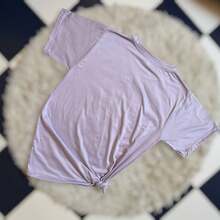 Fashionable Women's T-Shirt 2026, With Love Quotes, Casual And Emotional Clothing For Mother's Day Gift - 紫丁香 - 查看 3