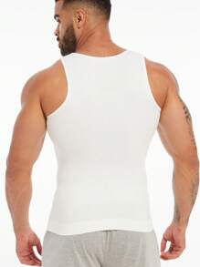 Slimming Men's Tummy Control Shapewear Underwear Vest Tank Top Belly Boobs Gynecomastia Abdomen Compression Muscle Shirts Body Shaper Undershirts Training Sports Gym Workout Fitness