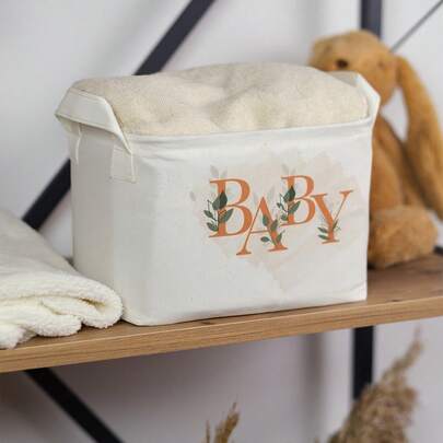 1pc27*17*14 Cesta multifuncional para brinquedos de bebê, cesta para roupa suja, organizador de banheiro, organizador de armazenamento, caixa de armazenamento