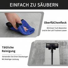 Sour Lemon Soft Faux Fur Rug – Washable & Non-Slip Rugs For The Living Room, Luxurious Short Pile For The Living Room & Bedroom – Perfect Gift For Mother's Day - 淺灰色 - 查看 6