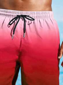 Men Plus Size 3D Digital Print Breathable Soft Casual Summer Hawaii Vacation Beach Everyday Loose Men Shorts, Hawaiian