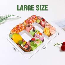 1pc Numeric Candy Box, Reusable Cake Box, Can Be Filled With Fruit Cake, Suitable For Birthday, Party, Gathering, Weekend Party, Anniversary And Other Events