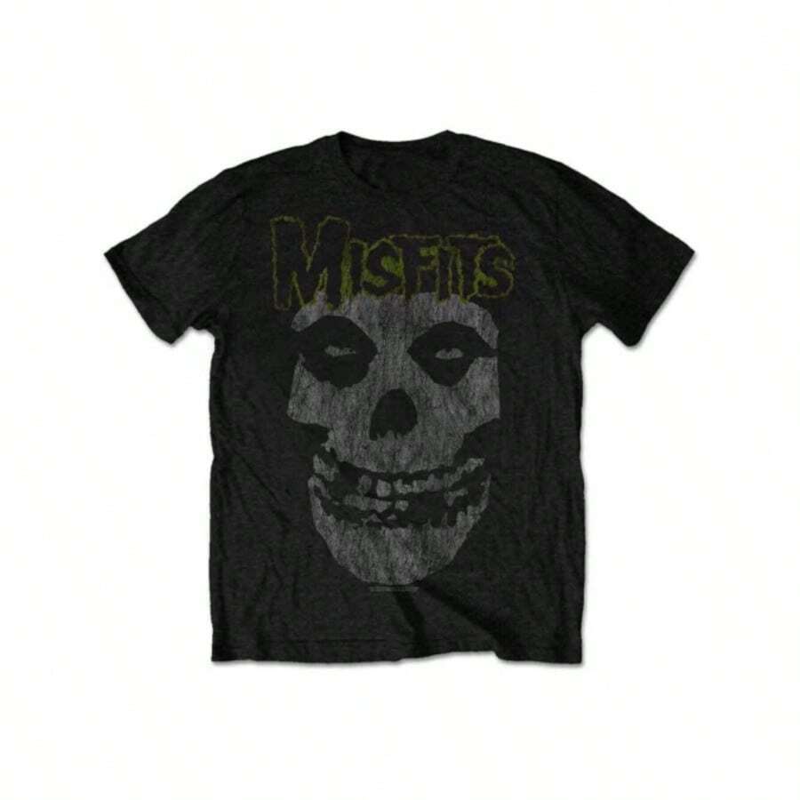MIsfits 'Classic Vintage' Black T Shirt - NEW - 黑色 - 查看 1