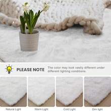 1 pièce, Tapis de zone doux pour chambre à coucher moelleux, tapis moelleux antidérapant à poils longs et doux pour le chevet, tapis de salon tie-dye pour filles enfants bébé adolescent dortoir décoration maison, tapis de chambre à coucher salon nurserie décoration de pièce