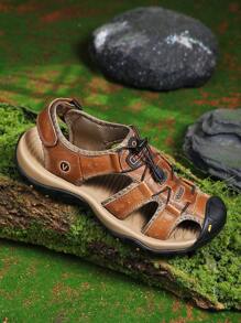 Große Größen Atmungsaktive Mode Sandalen für Herren, bequeme rutschfeste Lässig Schuhe, geeignet für Outdoor-Aktivitäten