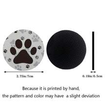 2 pièces Dessous de verre de voiture avec motif mignon, stylé et durable, tapis de voiture anti-dérapant et séchage rapide
