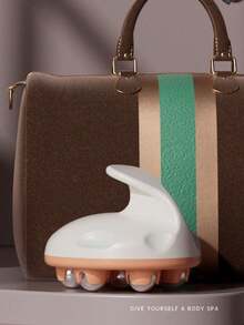 1pc Muscle Relaxing Magnetic Body And Leg Massage Brush - Orange - View 7