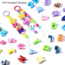 10pcs/20pcs/30pcs/50pcs Multicolored Acrylic 26 English Letters & Numbers Macaroon Beads, Alphabet Beads For DIY Jewelry Making Craft - Acrylic Beads - View 6