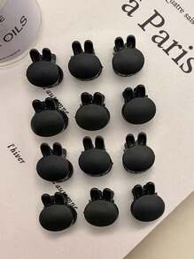 10 Pcs Random Flower, Rabbit, Heart Shape Mini Princess Side Bang Hair Clips, Hair Accessories Summer Hair Claws Claw Clips Hair Jaw Clip Hair Clamps Hair Clutch Hair Catcher Clip