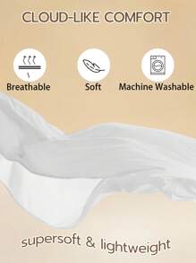 1pc Flowers Pattern Flat Sheet, Lightweight & Breathable, Soft & Skin-Friendly
