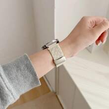 18mm/20mm/22mm Summer Breathable Magnetic Nylon Braided Watch Band, Adjustable Length, Compatible With Samsung Galaxy, Garmin, , , Amazfit Watches - , Soft, Breathable