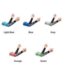 Outdoor Sports Sunscreen Sleeves, Summer Sunscreen Magic, Ice Sleeve Gradient, Sunscreen Sleeves, Suitable For Both Men And Women, Cooling Arm Sleeves For Golfing, Cycling, Running And Driving, UV Protected, Suitable For Cycling And Motorcycling