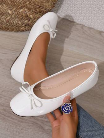 2025 Fashion Versatile Cute Butterflies Soft Bottom Ballet Flats