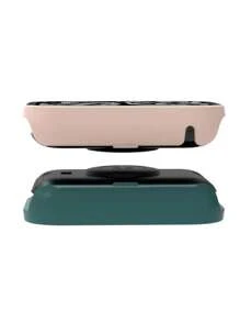 Pacote com 2 capas rígidas de PC para smartwatch Xiao Mi Smart Band 8 Active, protetor de tela de vidro temperado completo, capa protetora anti-goma para Mi Band 8 Active e Xiao Mi Redmi Band 2. A capa rígida de PC protege o relógio contra danos em esportes ao ar livre, uso diário e outros acessórios para cenas, homens e mulheres.
