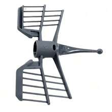 1 Pc Butterfly Stirring Rod Scraper For Thermomix TM31 TM5 TM6 Juicer Kitchen Juicer Tool Replacement Spare Parts, Reusable Spatula - Grey - View 3