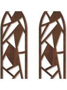 2 Pieces Of Medieval Wall Decoration Wooden Medieval Modern Decoration Modern Art Wall Decoration