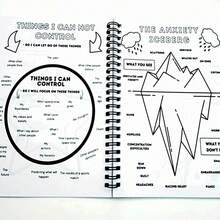 100 Creative Art Therapy Activity Workbook - Support Group Record Pages And CBT (Cognitive Behavioral Therapy) Exercise Templates - 100 Creative Art Therapy Activities Booklet - View 9