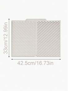 1 Pc Silicone Dish Drying Mat - Foldable, Heat-Resistant, Multi-Purpose Kitchen Draining Pad, Suitable For Dishes And Utensils