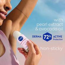 Nivea Pearl And Beauty 48 Hours Anti-Perspirant Deodorant Roll On 50ml - Pack Of 3 - 彩色 - 查看 3