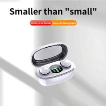 时尚黑色无线耳机，带数字显示、舒适的耳罩式设计、高品质语音通话 - 彩色 - 查看 14