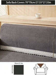 1pc Universal 4 Season Sofa Seat Cushion Cover, Modern Simple Dust-Proof Anti-Slip Snug-Fit Sofa Protector, Spill-Proof, Machine Washable, Warm & Fade-Resistant, Pet-Friendly, Fits Room Corner Sofas, Bedroom, Office, Living Room