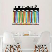 1 pièce Porte-médailles mural de 40cm x 10,7cm, idéal pour ranger et exposer les médailles et les rubans. Cadeau de Noël