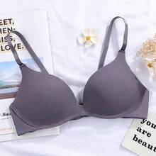 6 PCS Conjunto de sujetador de seis piezas sin costuras para mujer, conjunto de ropa interior a juego - Multicolor - Ver 7