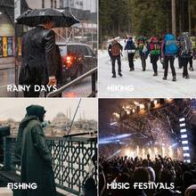 Waterproof Poncho Adult Reusable Rain Coats For Men Women Rain Jacket With Reflective Tape Lightweight Long Raincoat With Hoods For Travel Festivals Fishing Hiking Camping