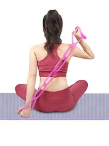 1pc 7-Hole Silicone Resistance Band, Multi-Function Arm Strength Training Latex Tube, Reusable Resistance Rope - Multicolor - View 2