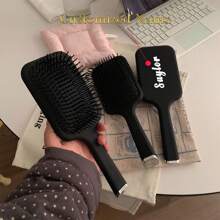 Hochwertige Entwirrungskämme mit benutzerdefinierten Logo, Foto, Textdesign, gepolsterte Bürste entworfen für Frauen, geeignet für Zuhause, Schule, Büro, perfekt als Geschenk für Frauen an Feiertagen, geeignet für alle Haartypen - antistatisch mit ergonomischem Griff, essential für professionelle Haarpflege.