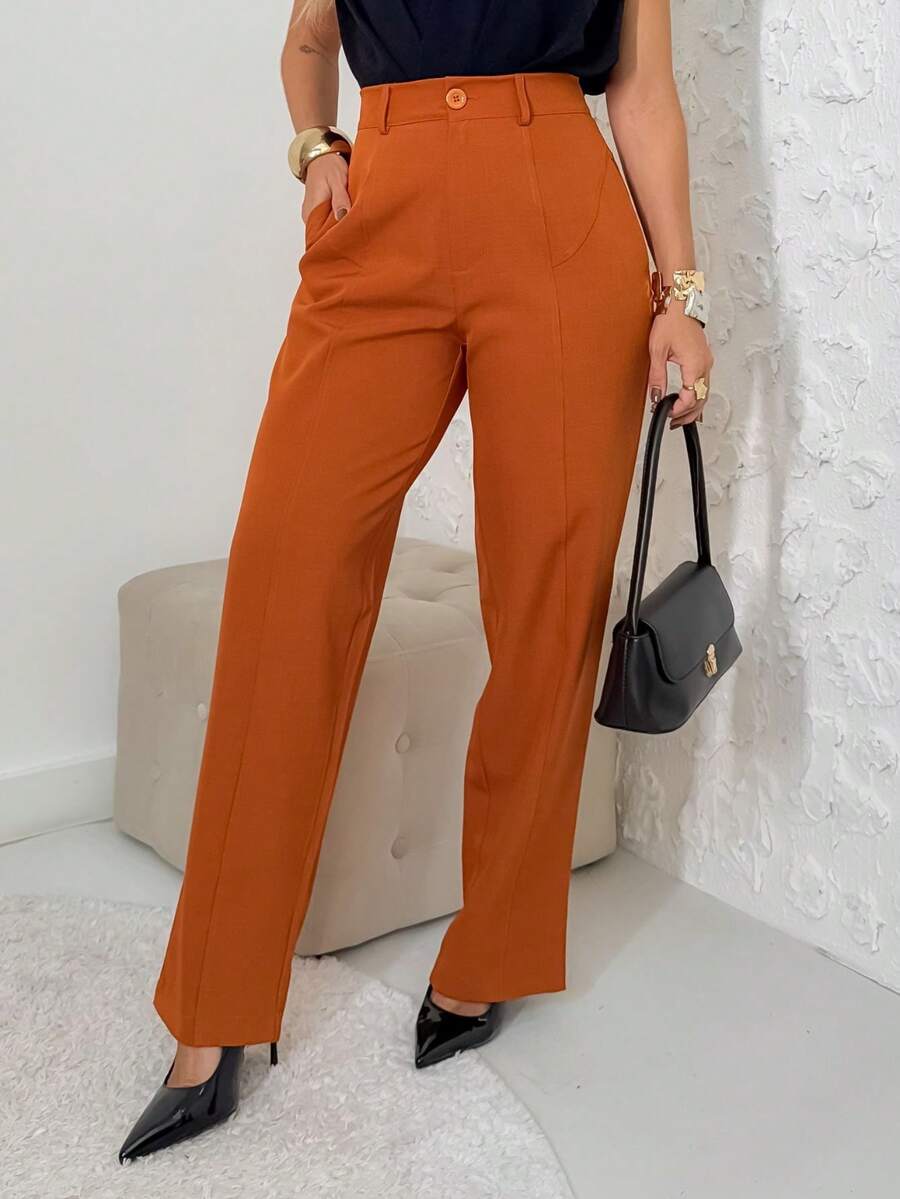 MISS RABBIT WOMEN Dress Pants S\38 M\40 L\42 GG\44 L1\46 L2\48 L3\50 - Rỉ Nâu - Xem 1