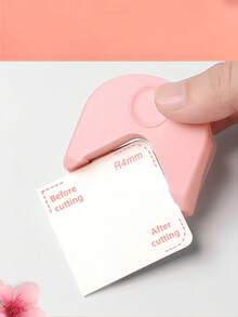 1 件圆角器 R4 打角器便携式裁纸刀，适用于卡片照片裁剪 DIY 手工剪贴簿工具、返校、学校用品