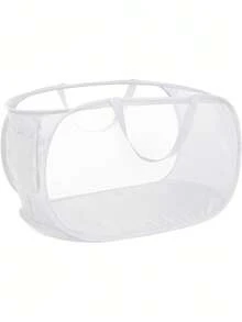 1pc Foldable Laundry Basket, Large Capacity Storage Laundry Hamper, Bathroom Storage Basket, Multi-Color Options - Multicolor - View 15