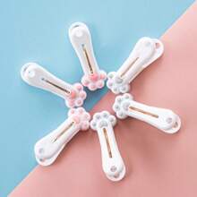 12PCS Soft Rubber Cute Cat Paw Drying Clip - Windproof, Sturdy, Non-Marking Clips, Perfect For Home Use, Does Not Hurt Clothes, Durable Multifunctional Clips, Suitable For Summer